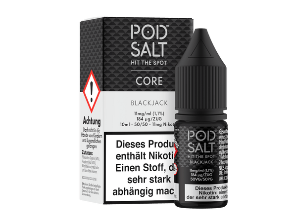 Pod Salt Core - Nikotinsalz Liquid - Blackjack