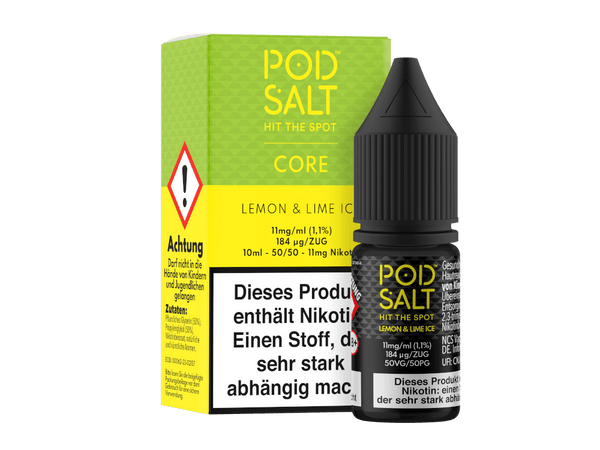 Pod Salt Core - Nikotinsalz Liquid - Lemon & Lime Ice