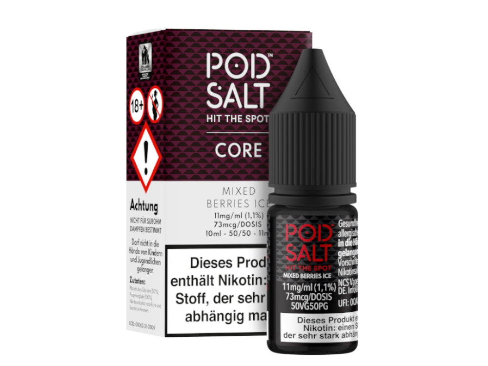 Pod Salt Core - Nikotinsalz Liquid - Mixed Berries Ice