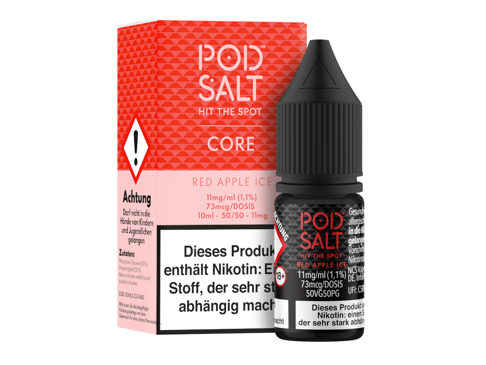 Pod Salt Core - Nikotinsalz Liquid - Red Apple Ice