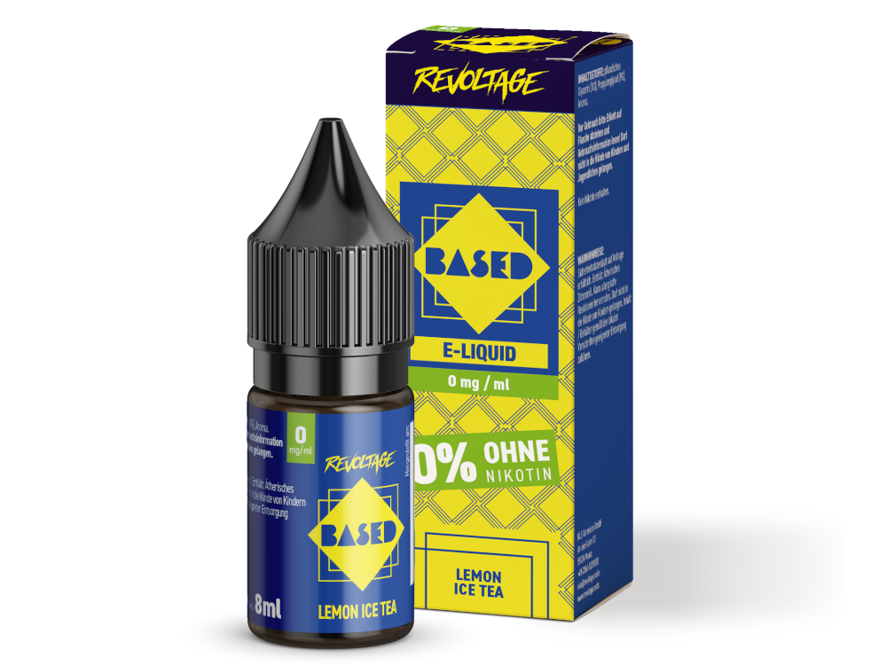 Revoltage - BASED - Hybrid Nikotinsalz Liquid - Lemon Ice Tea