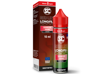 SC - Red Line Longfills 10 ml - Erdbeere Sahne