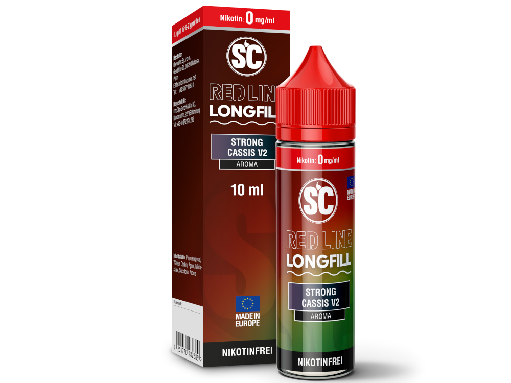 SC - Red Line Longfills 10 ml - Strong Cassis V2