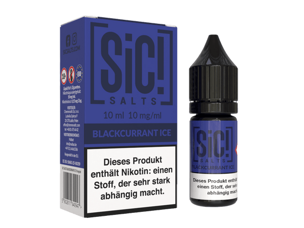 SiC! Salts - Nikotinsalz Liquid - Blackcurrant Ice
