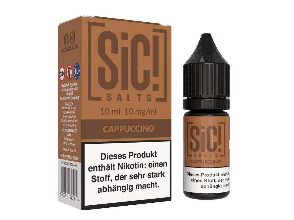 SiC! Salts - Nikotinsalz Liquid - Cappuccino