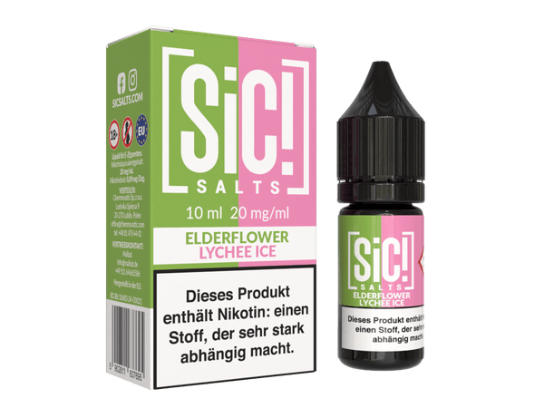 SiC! Salts - Nikotinsalz Liquid - Elderflower Lychee Ice