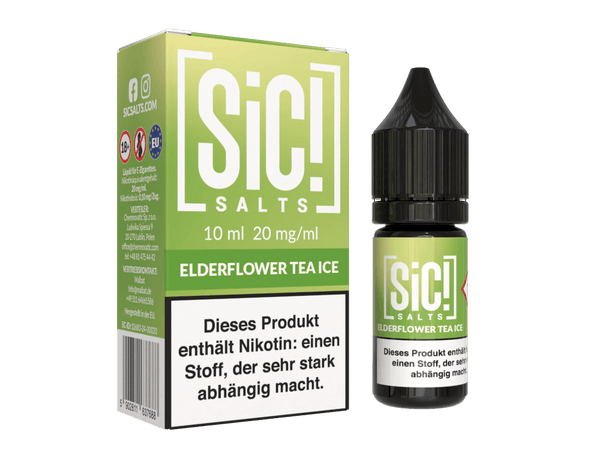 SiC! Salts - Nikotinsalz Liquid - Elderflower Tea Ice