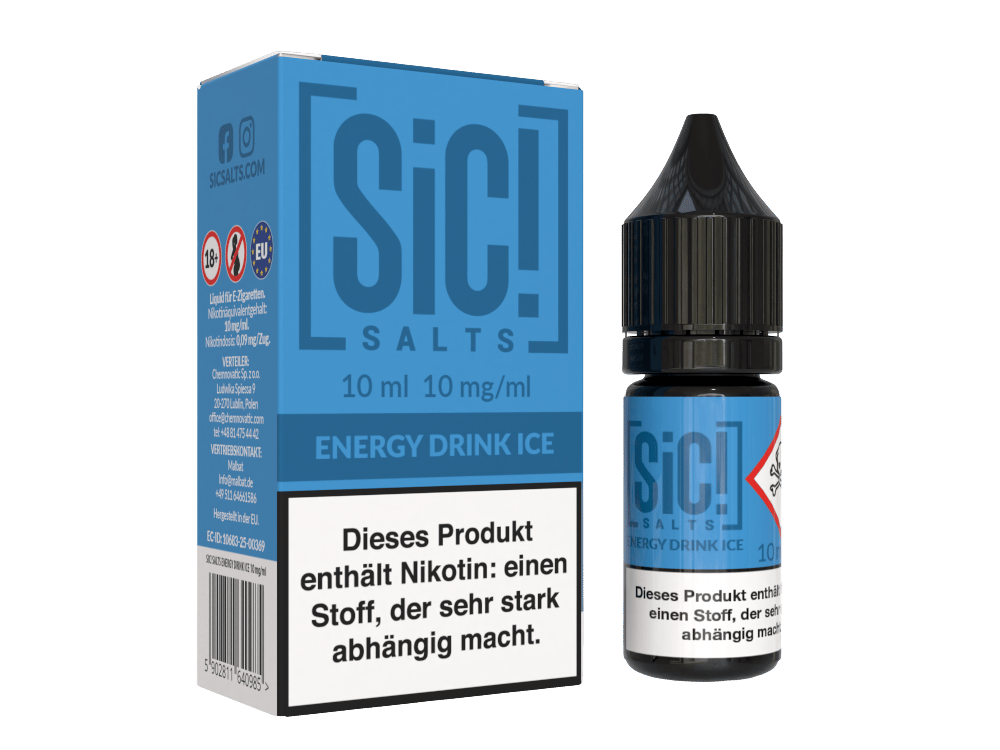 SiC! Salts - Nikotinsalz Liquid - Energy Drink Ice