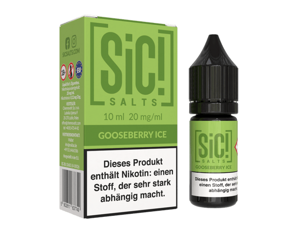 SiC! Salts - Nikotinsalz Liquid - Gooseberry Ice