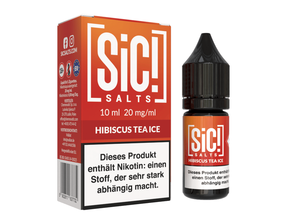 SiC! Salts - Nikotinsalz Liquid - Hibiscus Tea Ice