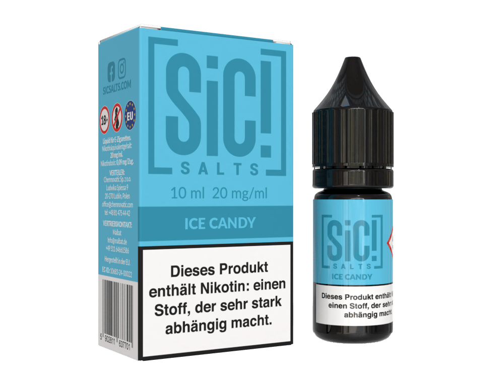 SiC! Salts - Nikotinsalz Liquid - Ice Candy