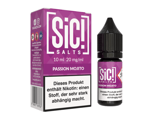 SiC! Salts - Nikotinsalz Liquid - Passion Mojito