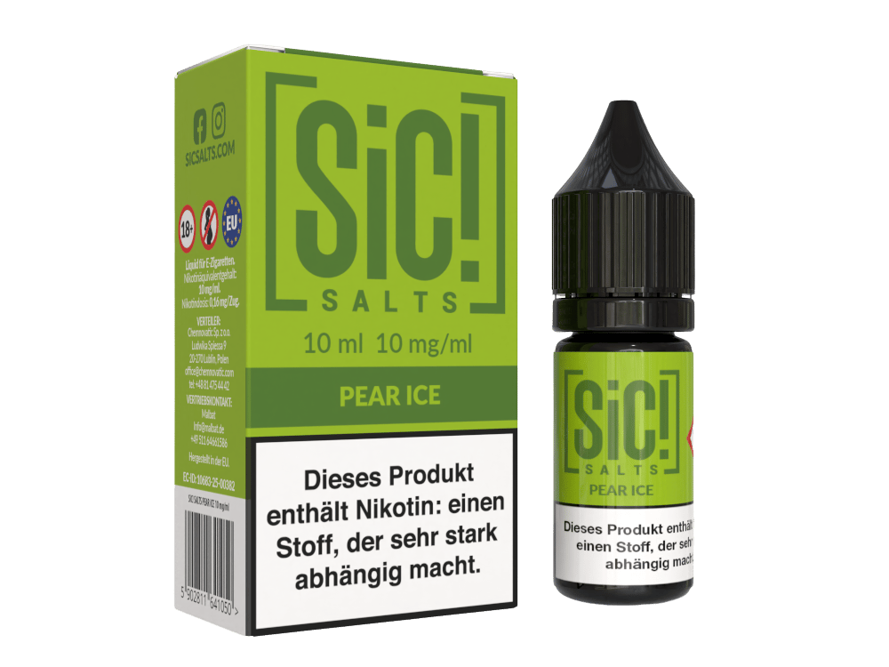 SiC! Salts - Nikotinsalz Liquid - Pear Ice