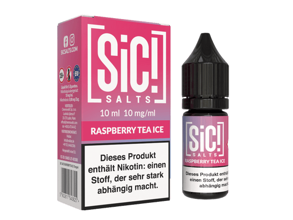 SiC! Salts - Nikotinsalz Liquid - Raspberry Tea Ice