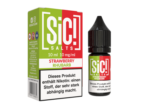 SiC! Salts - Nikotinsalz Liquid - Strawberry Rhubarb