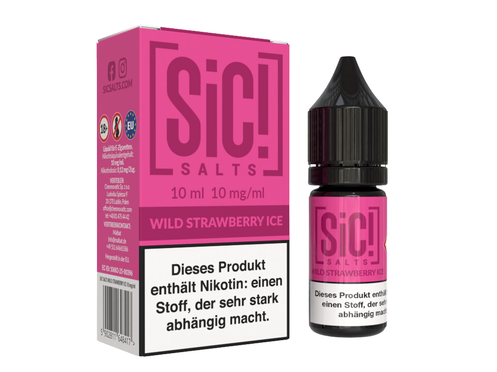 SiC! Salts - Nikotinsalz Liquid - Wild Strawberry Ice