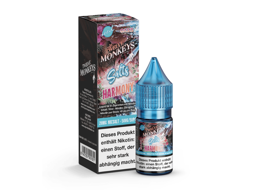 Twelve Monkeys - Iced - Nikotinsalz Liquid - Harmony