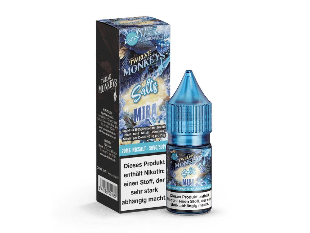 Twelve Monkeys - Iced - Nikotinsalz Liquid - Mira