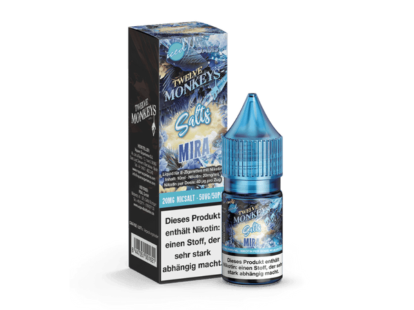 Twelve Monkeys - Iced - Nikotinsalz Liquid - Mira