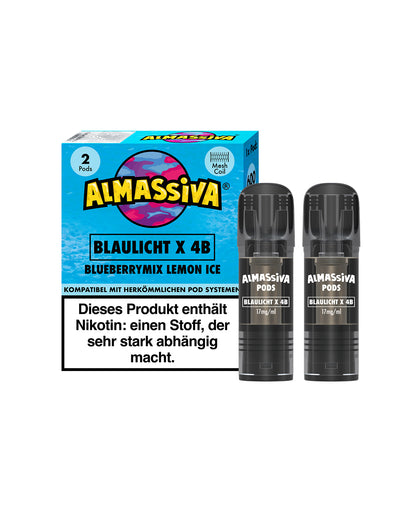 Al Massiva Pod Blaulicht x 4B 2er Pack 17mg