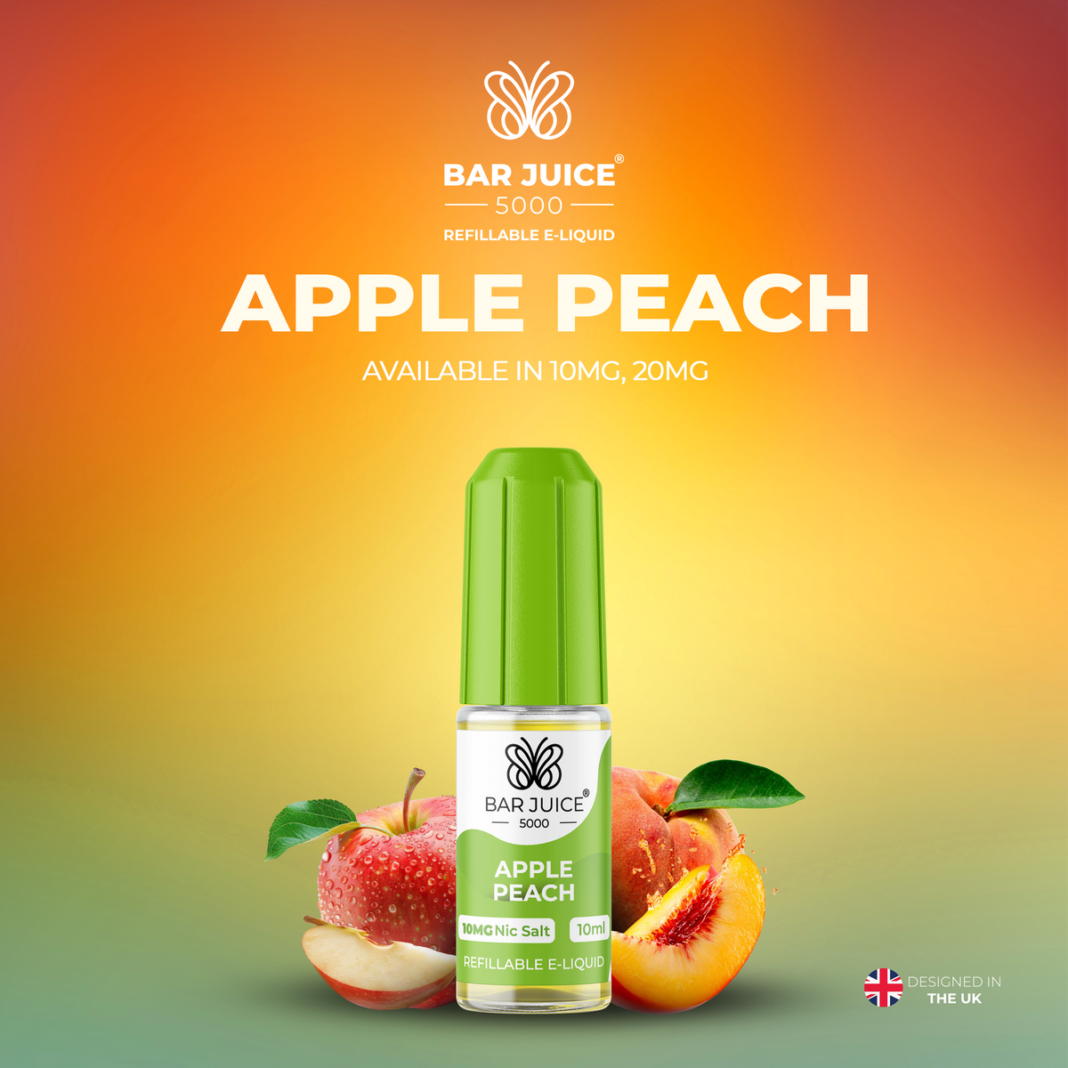 Bar Juice 5000 Apple Peach Liquid 10ml