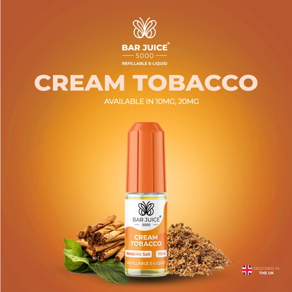 Bar Juice 5000 Cream Tobacco Liquid 10ml