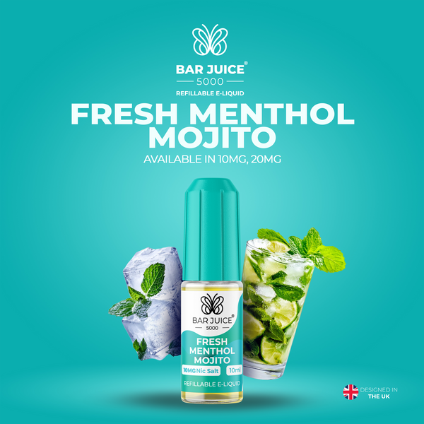Bar Juice 5000 Fresh Menthol Mojito Liquid 10ml