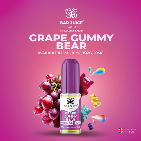 Bar Juice 5000 Grape Gummy Bear Liquid 10ml