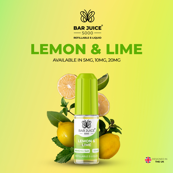 Bar Juice 5000 Lemon & Lime Liquid 10ml