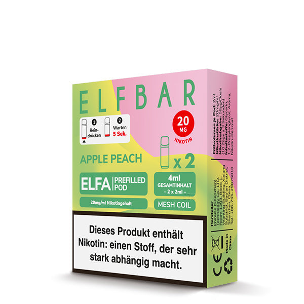 Elfbar ELFA Pods Apple Peach 20mg