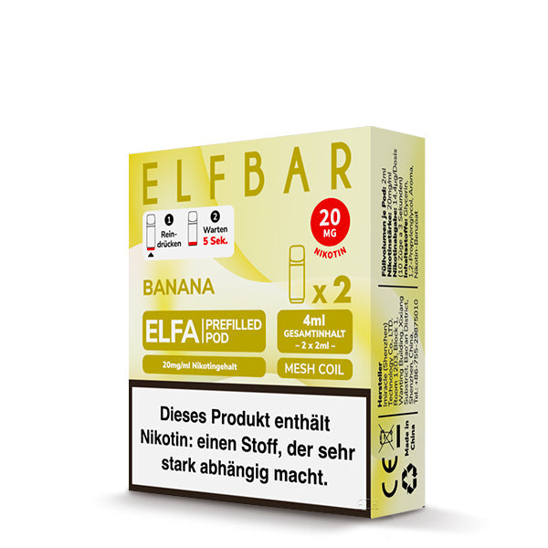 Elfbar ELFA Pods Banana 20mg
