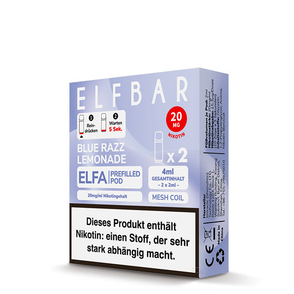 Elfbar ELFA Pods Blue Razz Lemonade 20mg