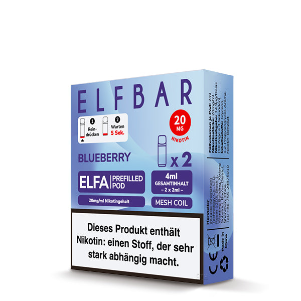 Elfbar ELFA Pods Blueberry 20mg