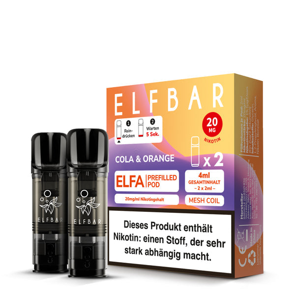 Elfbar ELFA Pods Cola & Orange 20mg
