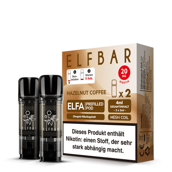 Elfbar ELFA Pods Hazelnut Coffee 20mg