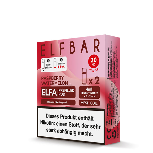 Elfbar ELFA Pods Raspberry Watermelon 20mg