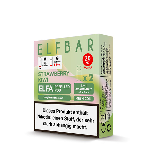 Elfbar ELFA Pods Strawberry Kiwi 20mg
