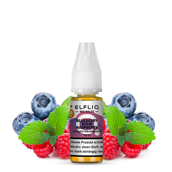 ELFLIQ Blueberry Sour Raspberry Nikotinsalz Liquid 10ml