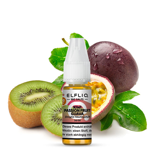 ELFLIQ Kiwi Passion Fruit Guava Nikotinsalz Liquid 10ml