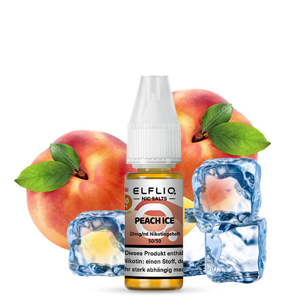 ELFLIQ Peach Ice Nikotinsalz Liquid 10ml