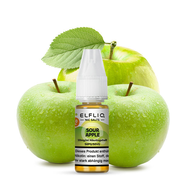 ELFLIQ Sour Apple Nikotinsalz Liquid 10ml