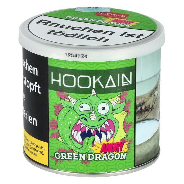 Hookain Angry Green Dragon 200g Shisha Tabak Dose