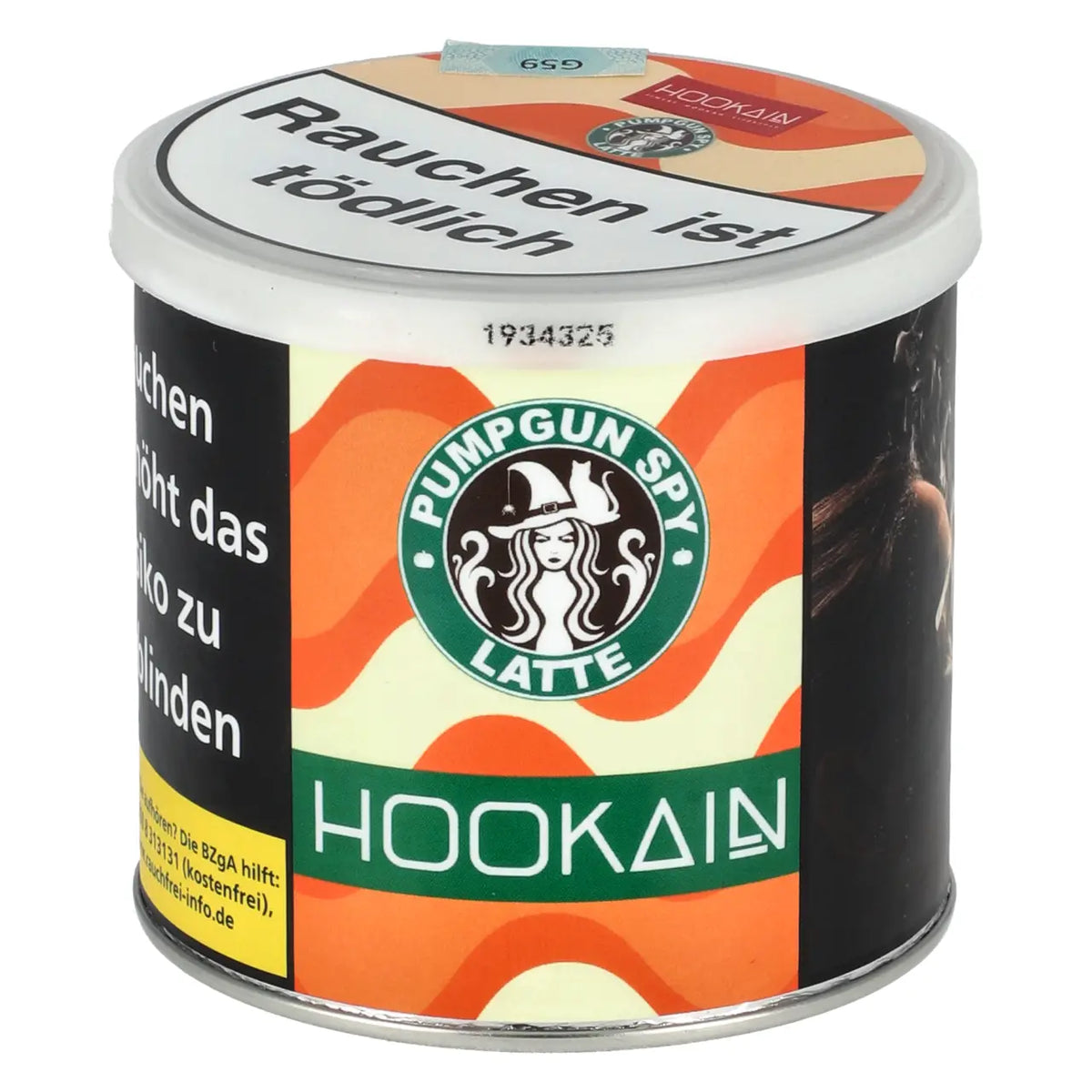 Hookain Pumpgun Spy 200g Shisha Tabak Dose