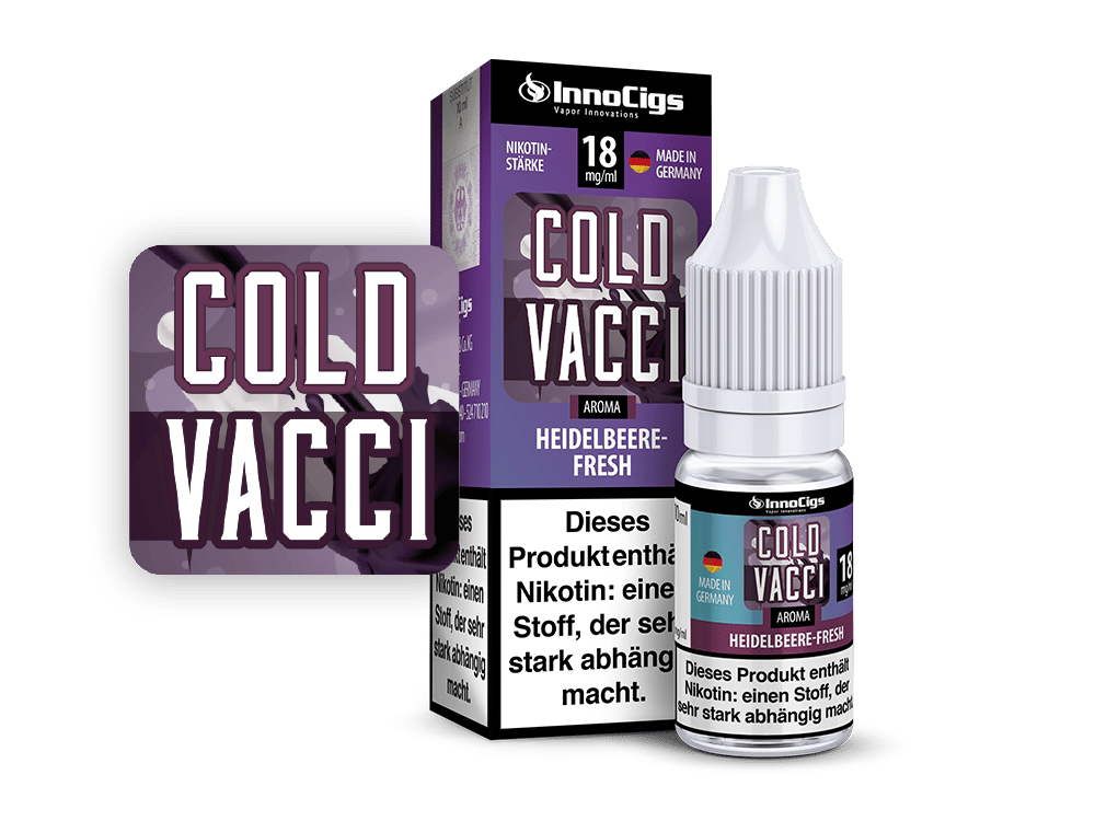Cold Vacci Heidelbeere-Fresh Aroma - Liquid für E-Zigaretten