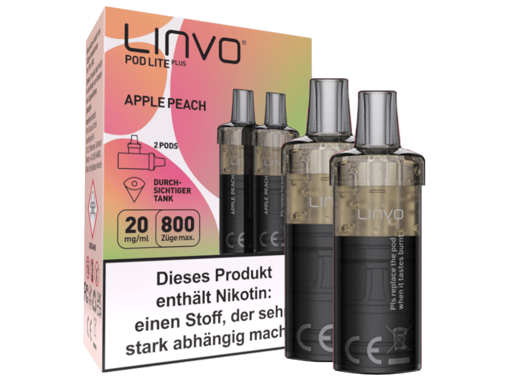Linvo - Pod Lite Plus Cartridge 20 mg/ml (2 Stück pro Packung)