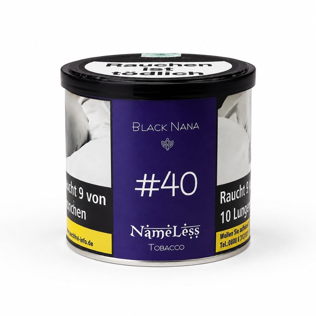 NameLess Black Nana #40 200g Shisha Tabak Dose