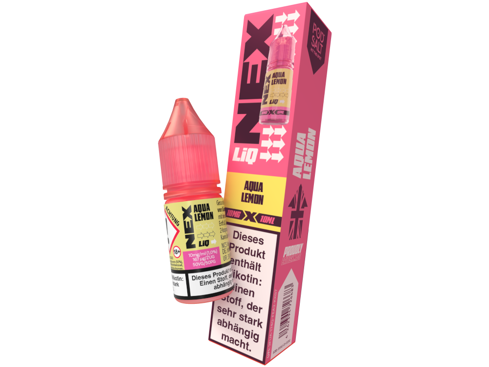 Pod Salt - NexLiq - Nikotinsalz Liquid - Aqua Lemon