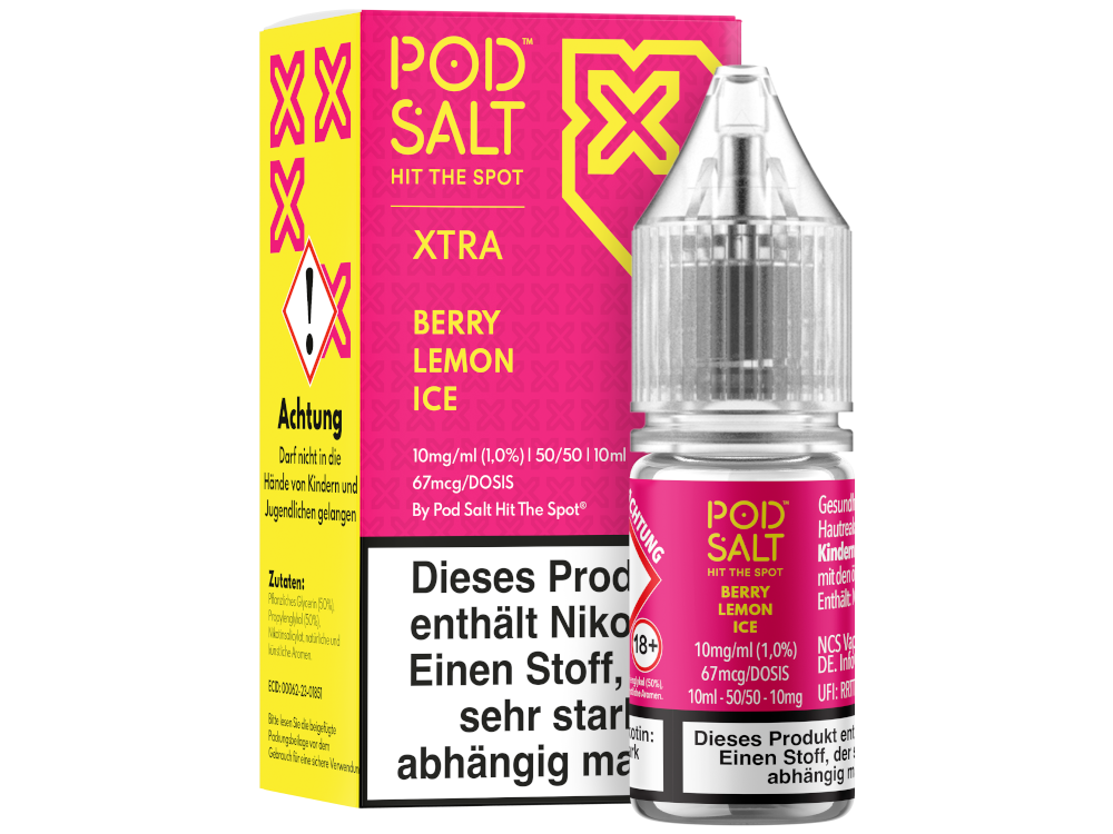 Pod Salt X - Nikotinsalz Liquid - Berry Lemon Ice