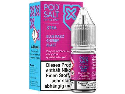 Pod Salt X - Nikotinsalz Liquid - Blue Razz Cherry Blast