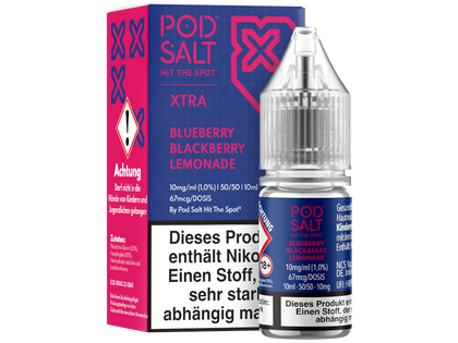 Pod Salt X - Nikotinsalz Liquid - Blueberry Blackberry Lemonade
